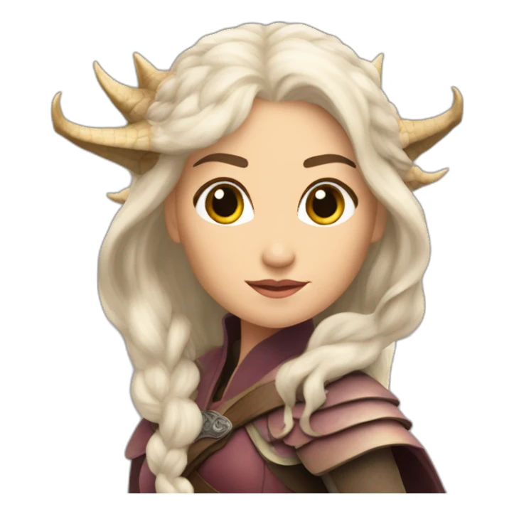 Daenerys Targaryen on a dragon sticker