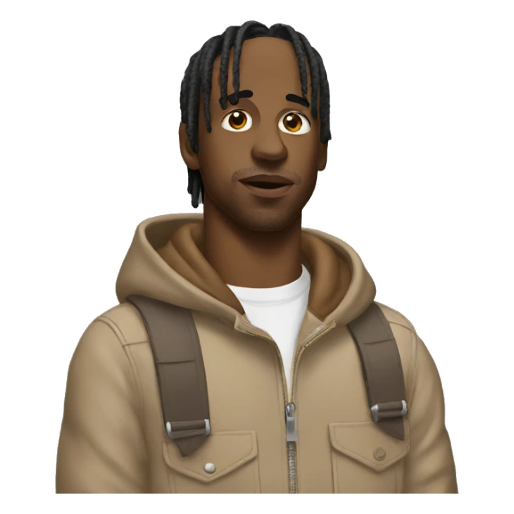 Travis Scott buying a product  sticker