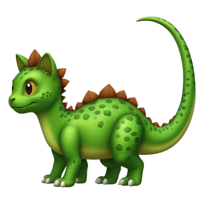 Cat on a dinosaur  sticker