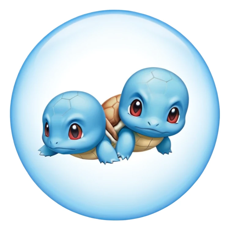 Love eyes Squirtle sticker