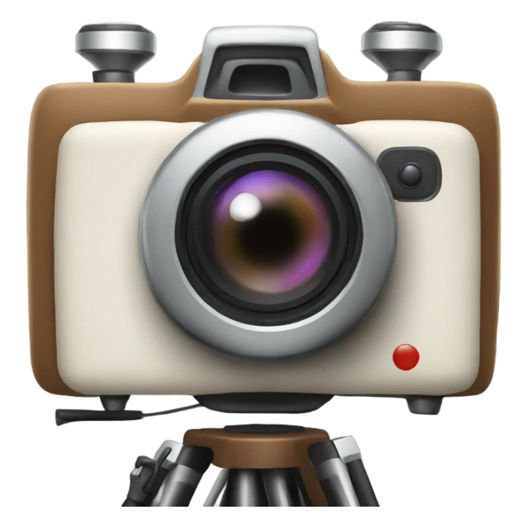 camera with recording coming out sticker