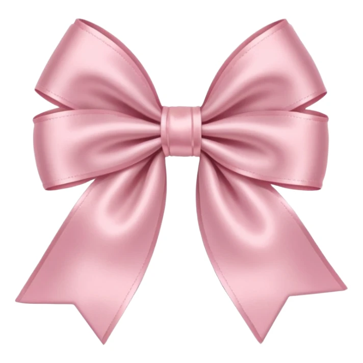 Cute light pink bow  sticker