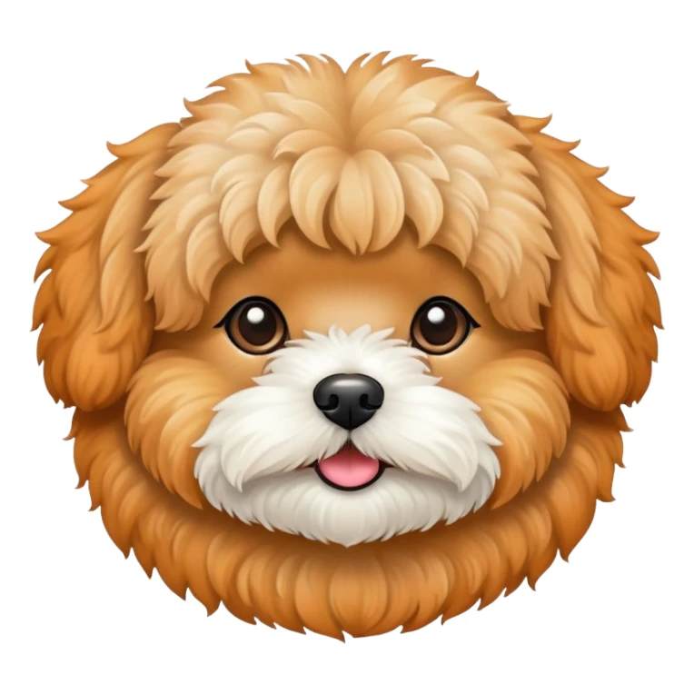 Maltipoo apricot sticker