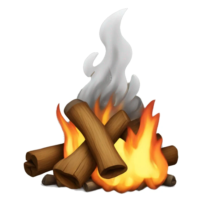 Campfire sticker