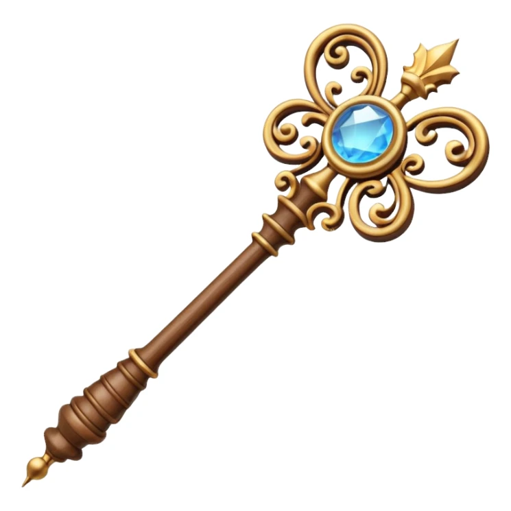 3d Magic wand sticker