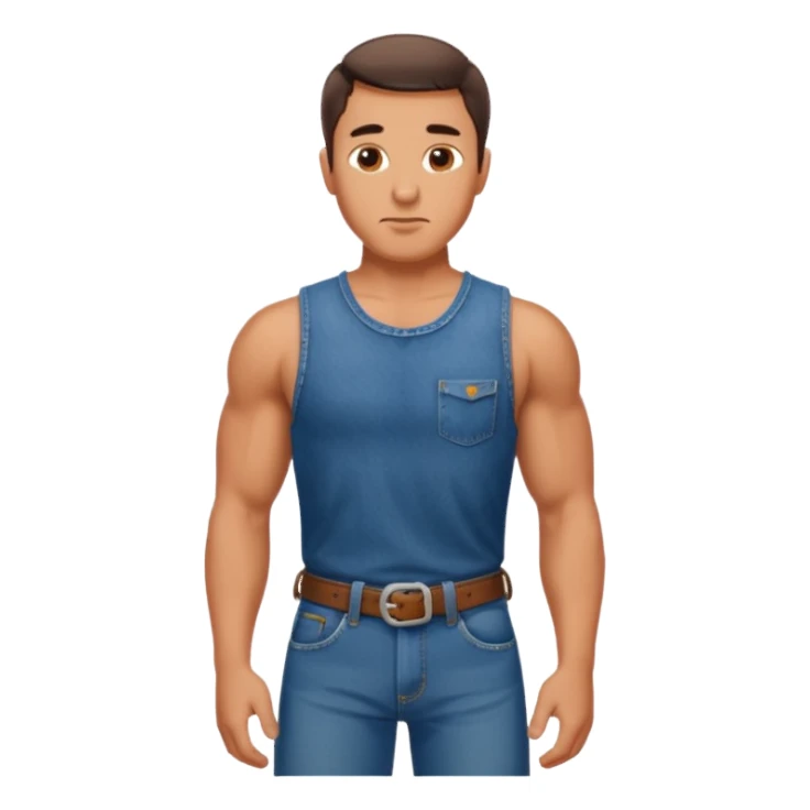 A Wrangler that has muscles sticker