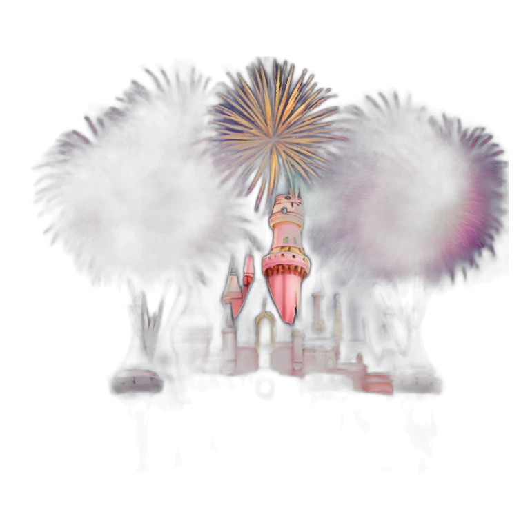 Disneyland-fireworks sticker