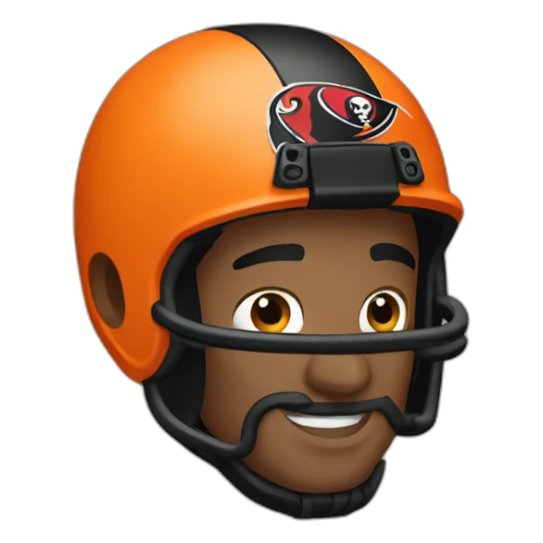 Bucs-orange sticker