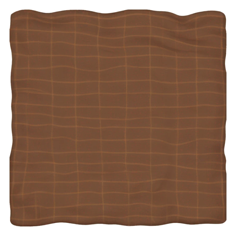 brown flannel blanket  sticker