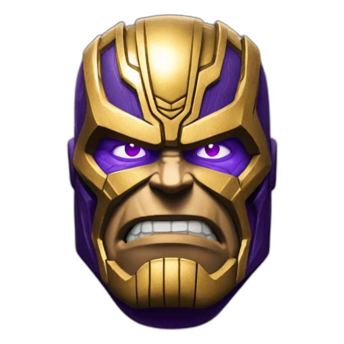 thanos aggresive sticker