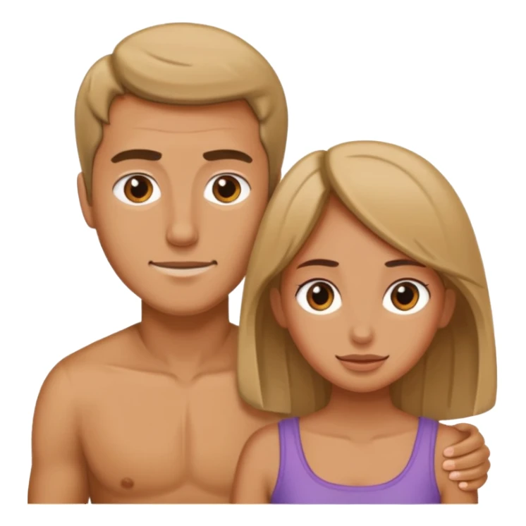 Guy bending girl over  sticker