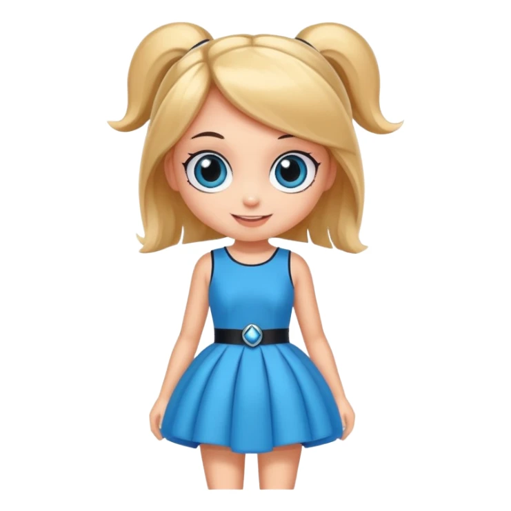 Powerpuff girl bubble sticker