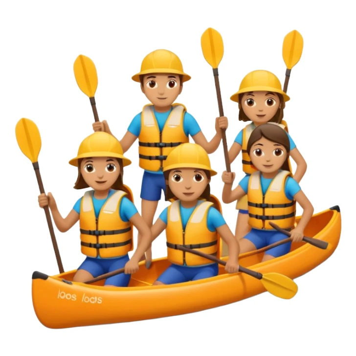 canoeists sticker