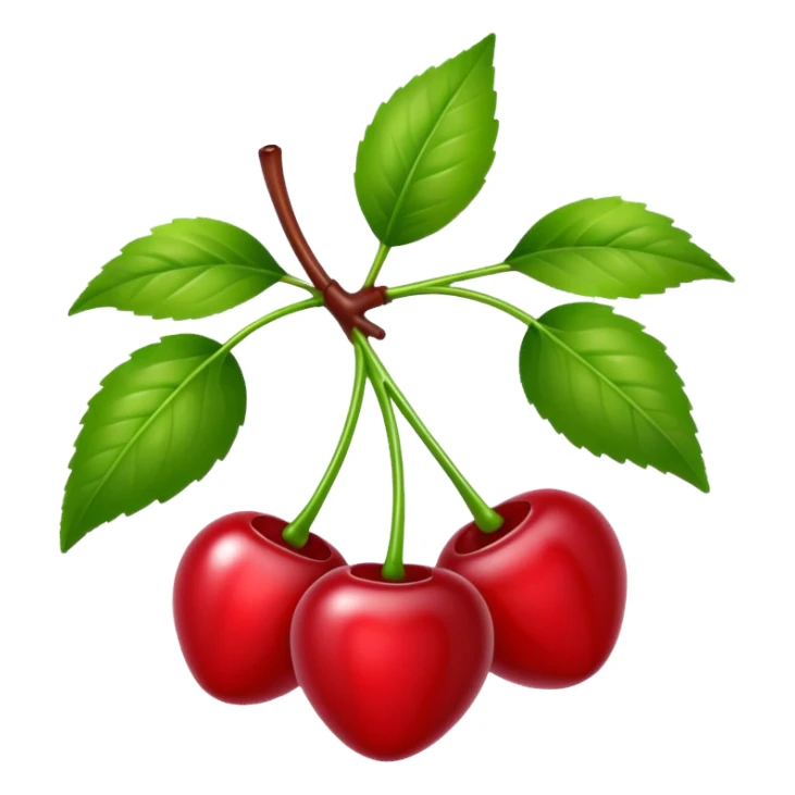 Sour cherries sticker