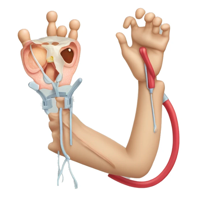 Intravenous cannulation cubital fossa sticker