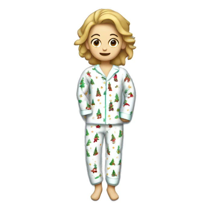 Christmas pyjama  sticker