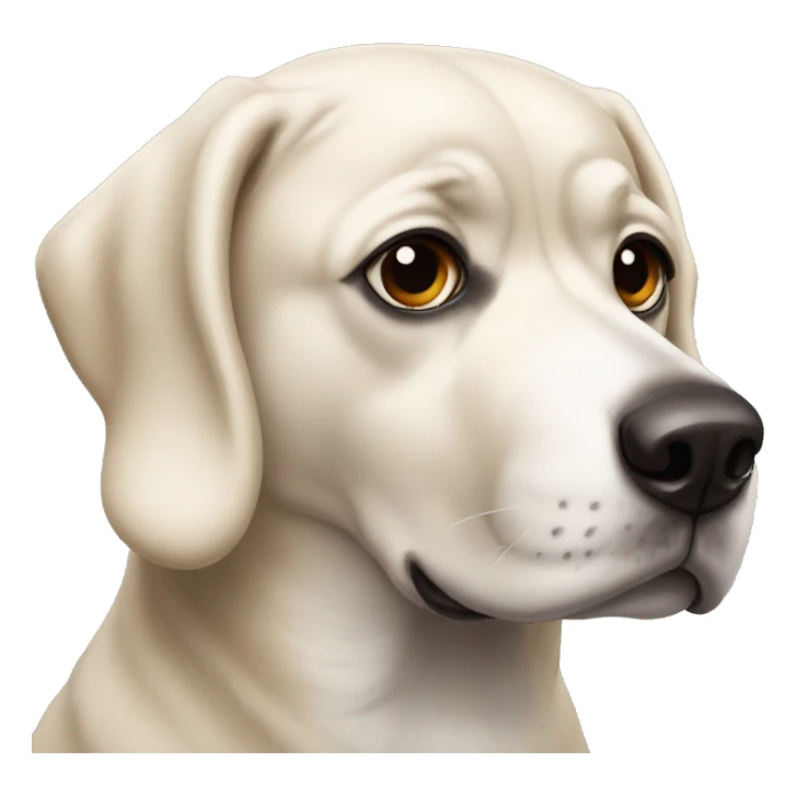 PERRO LENGUA FUERA sticker