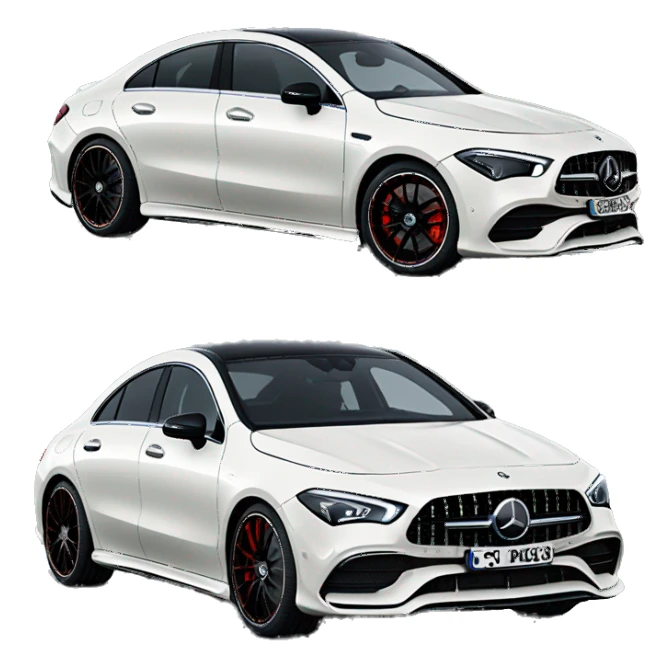Mercedes cla 45s sticker