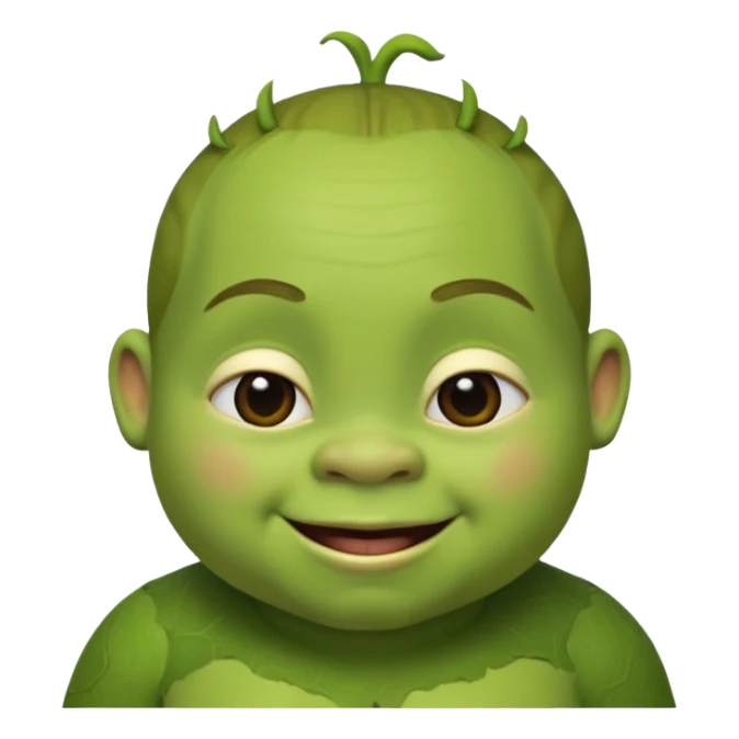 baby shrek sticker