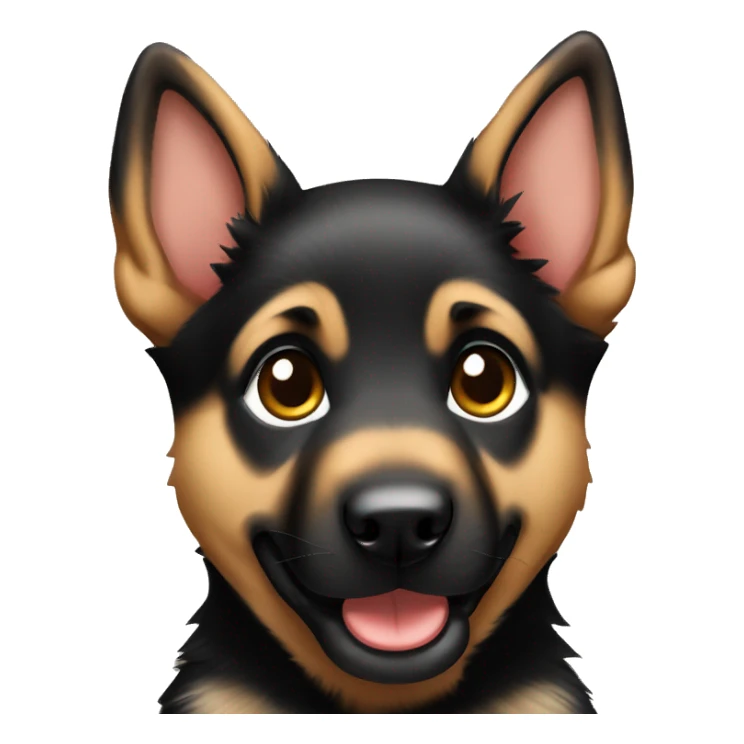 German Shepherd puppy sticker