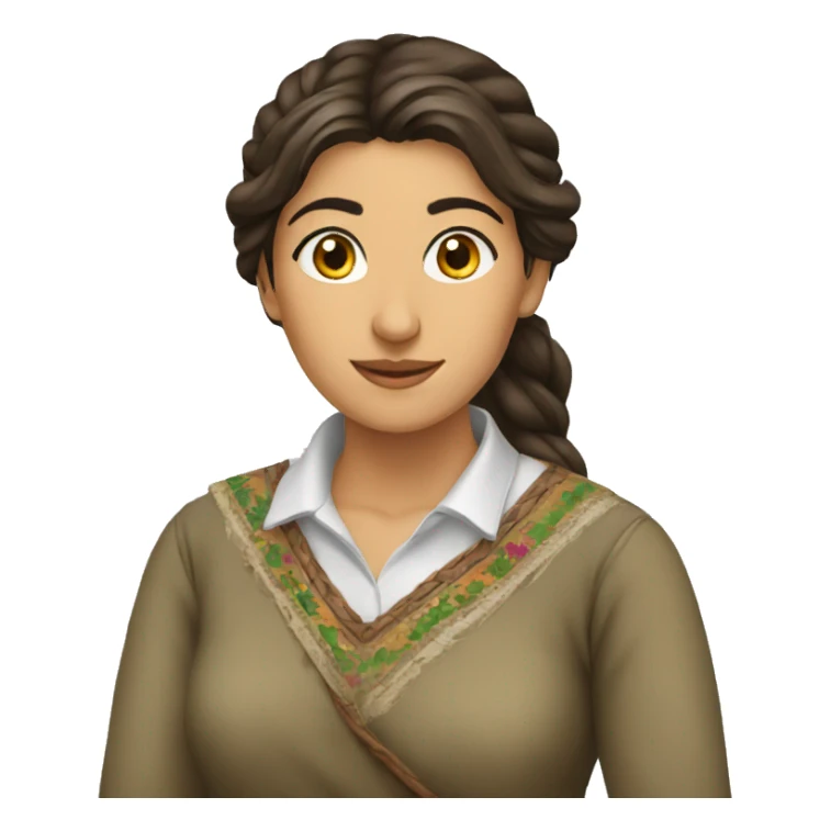 Kurdish women sticker