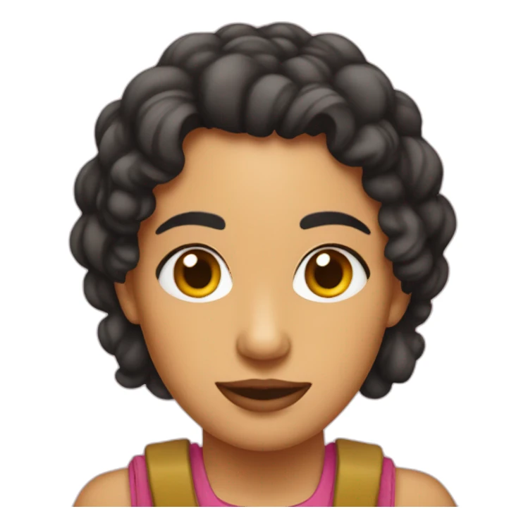 Gordita morena sticker