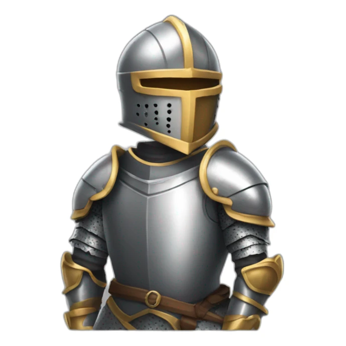 knight in shiny armor sticker