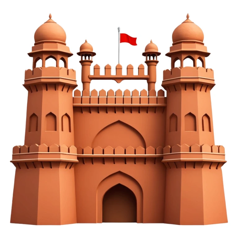 Red fort sticker