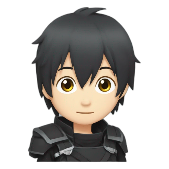 kirito with elucidator sticker