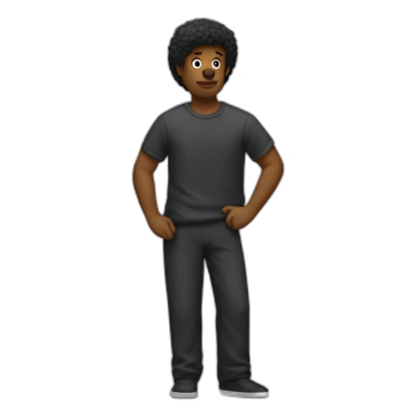 Homme noir qui ramasse du coton sticker