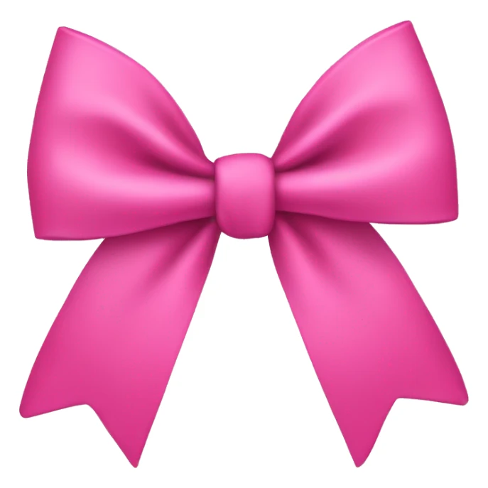 cut coquette pink bow sticker