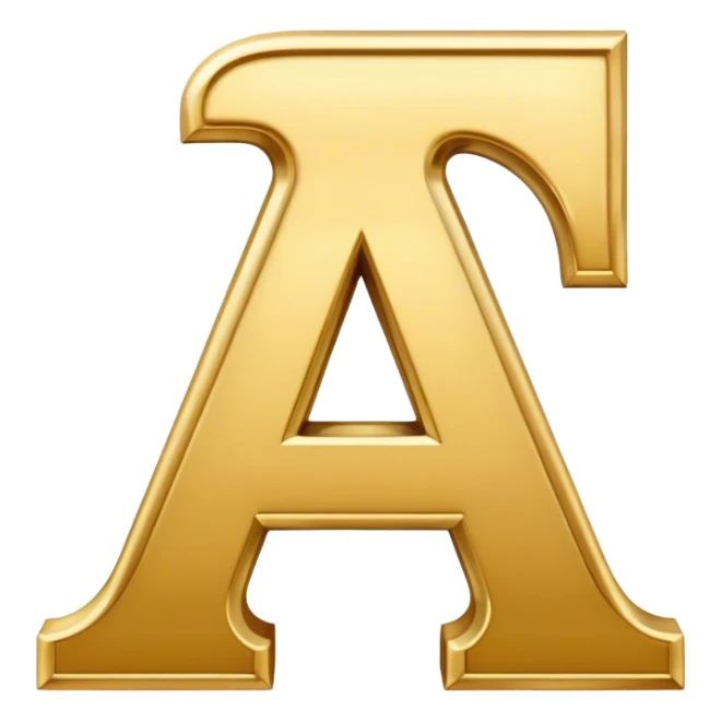 Letra A  sticker