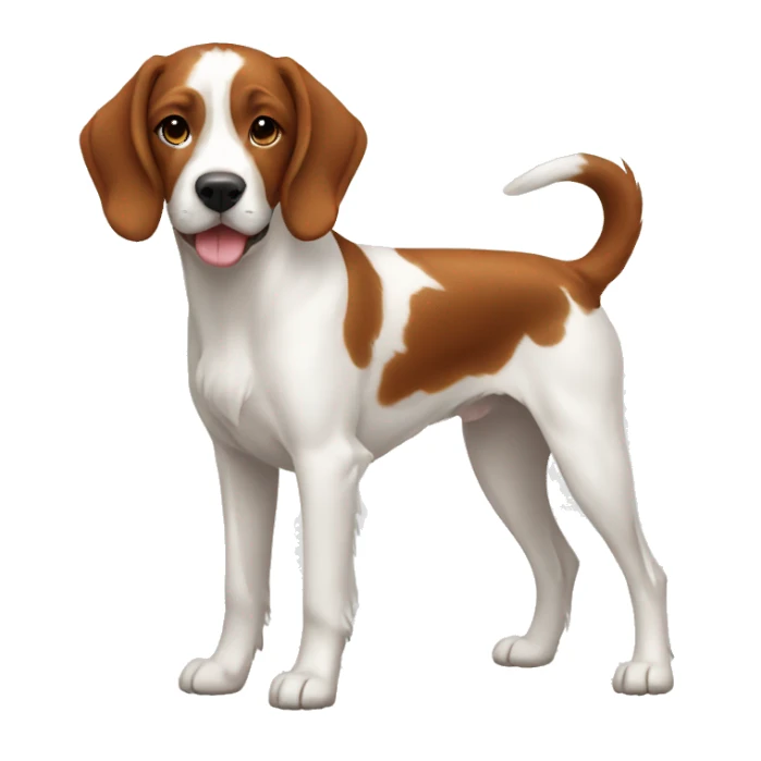 Brittany Dog Breed Full Body sticker