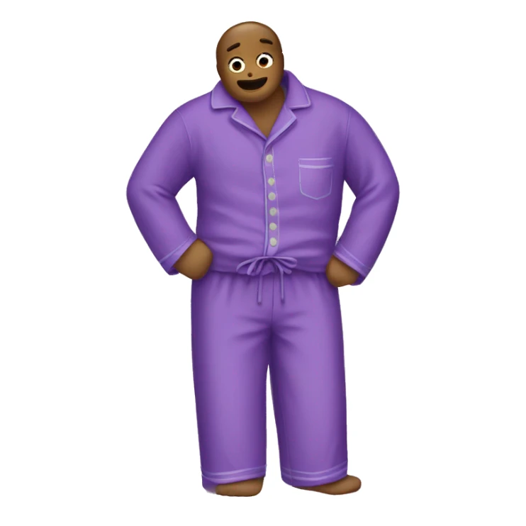  purple pajamas  sticker