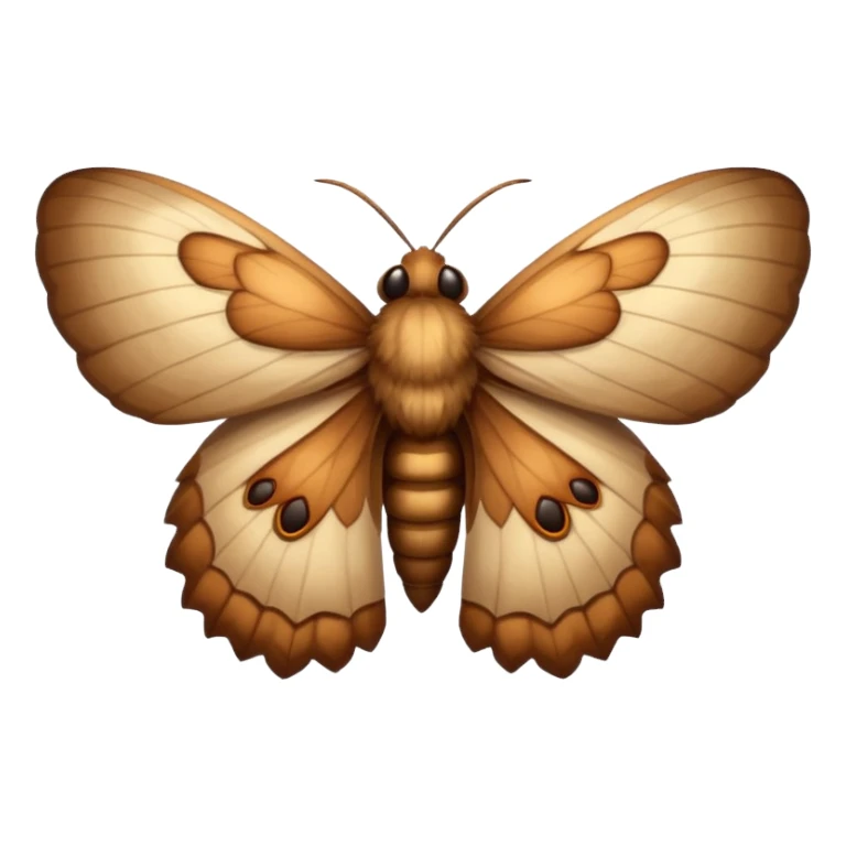 Moth emoji sticker