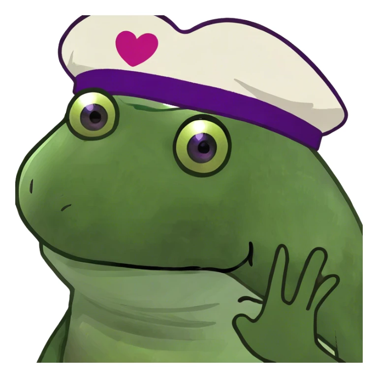 Eye inside Purple Heart sticker