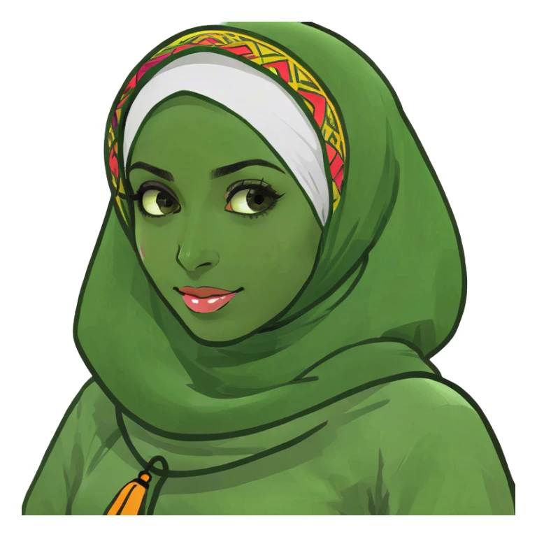 Arabic girl  sticker