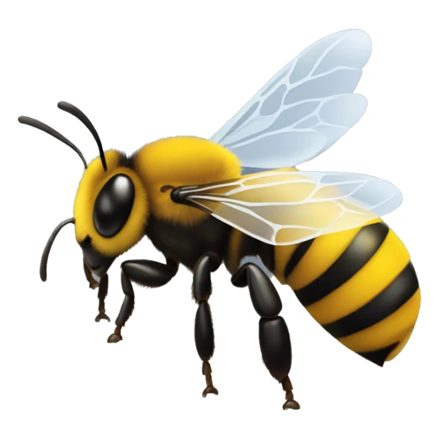 ABEJA CON UN FILTRO DE AUTO sticker