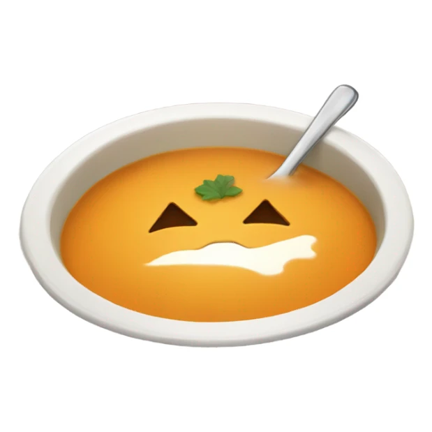 Pumpkin soup sticker