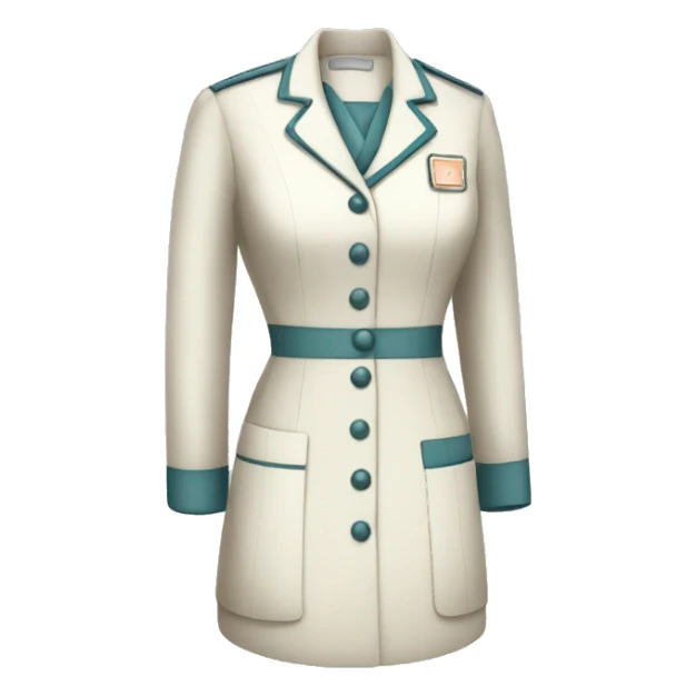1920 nurse uniform sticker