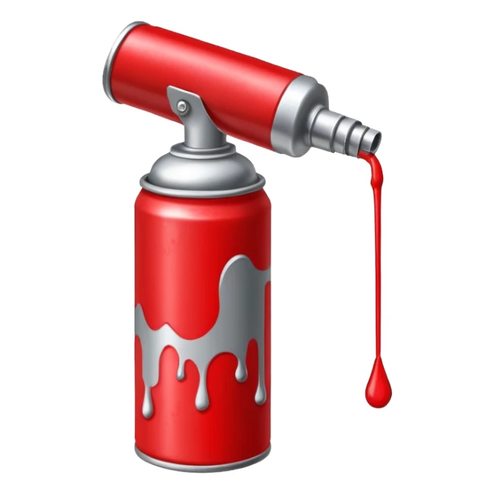 Graffiti spray can sticker