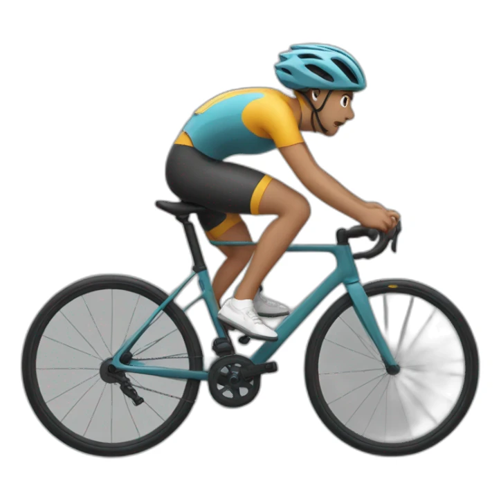 static cicling sticker