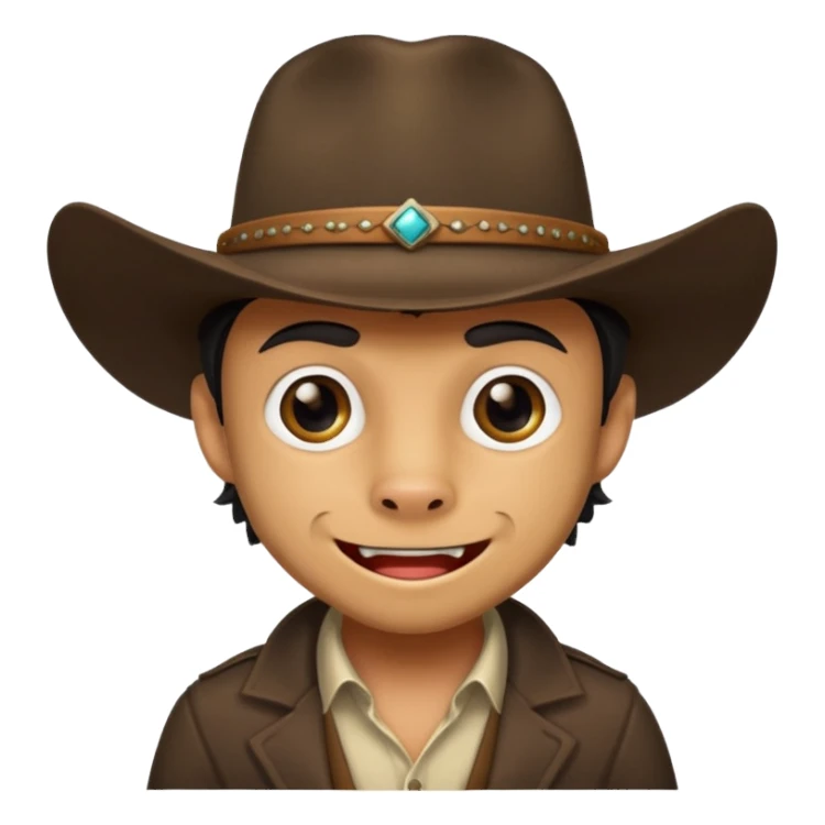 toothless dogman wearing a stetson sticker