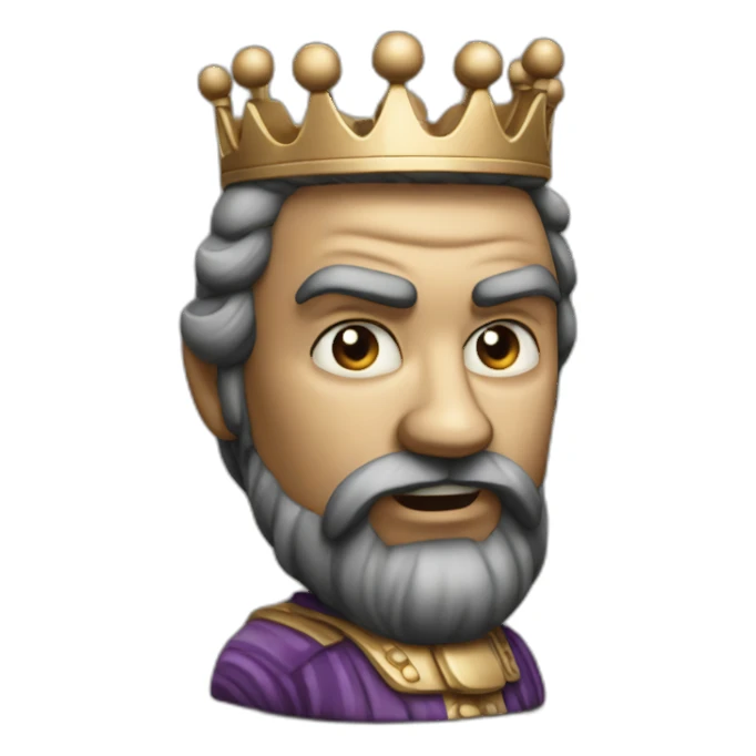 chess figure king agressive sticker