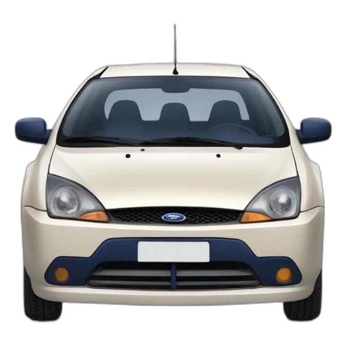 car ford focus 1999 dark blue five doors sticker