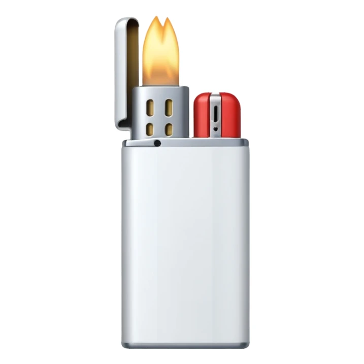 white lighter sticker