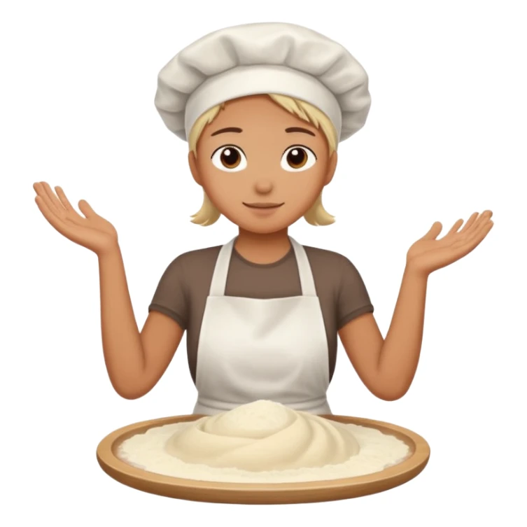 dough making sticker