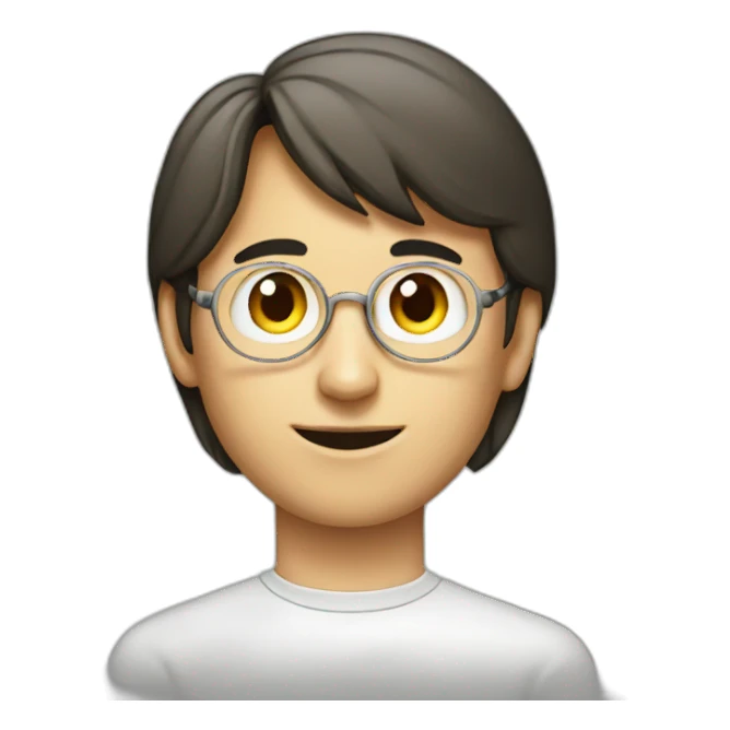 Young Steve Jobs sticker
