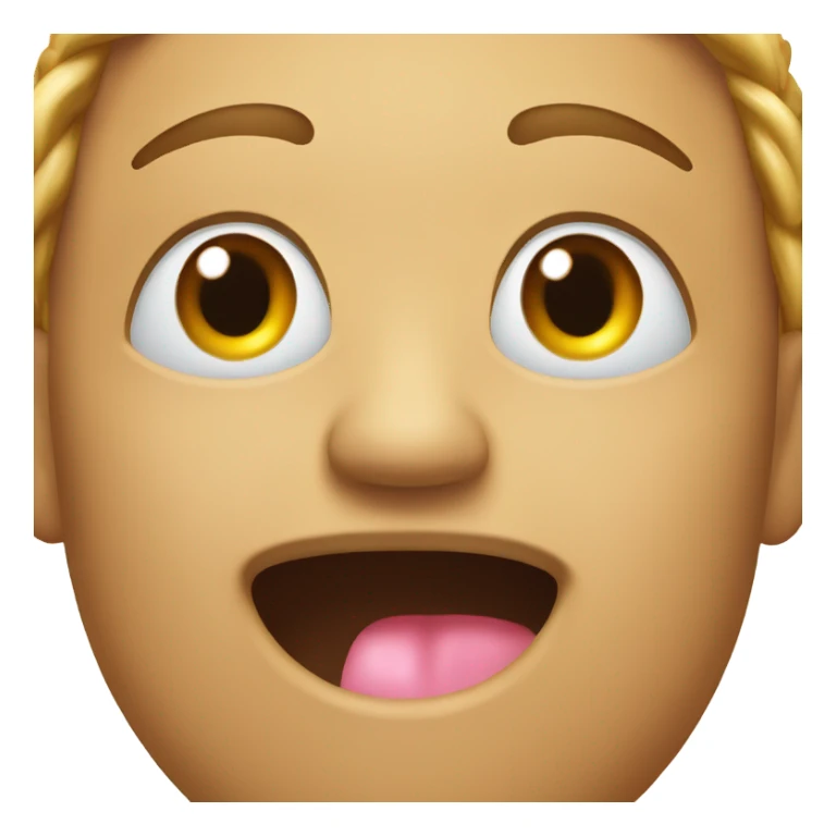 Face with sweat and tongue out sticker