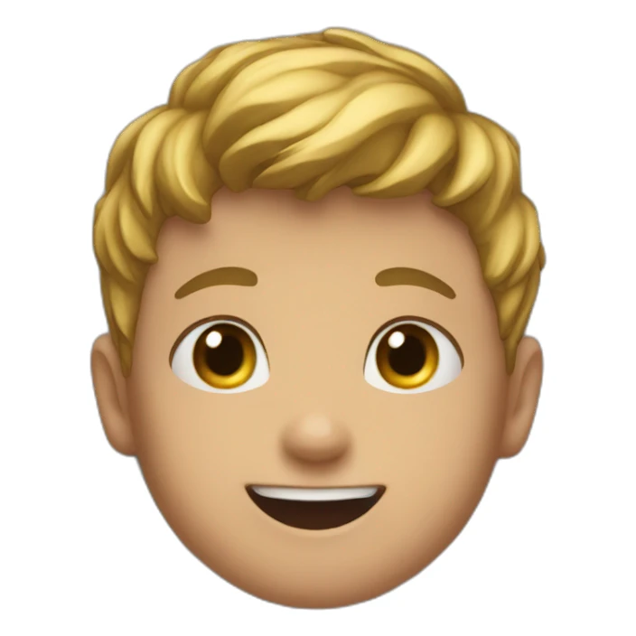 Boy on the door sticker